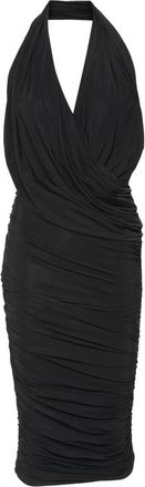 Amazu&igrave;n Manoon Ruched Halterneck Midi Dress