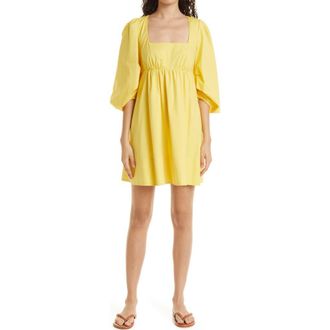 Staud Sophie Long Sleeve Dress in Wallflower at Nordstrom Rack, Size X-Small