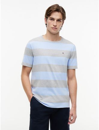 Tommy Hilfiger Mens Rugby Stripe T-Shirt - Blue - XXXL