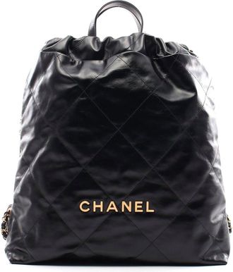 Chanel 22 Large Leather Backpack