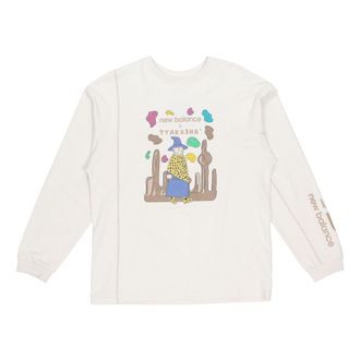 New Balance (WMNS) New Balance x Tyakasha Graphic Print Sweatshirt White AMT04390-BE