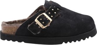 Scholl Comfort Slipper Servio - Dames - Slip ons - Zwart - 36 EU - Schoenen