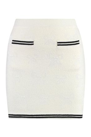 Self Portrait Knitted Mini Skirt