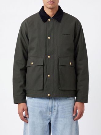 Carhartt Work in Progress Giacca a camicia Quentin in nylon con colletto in velluto
