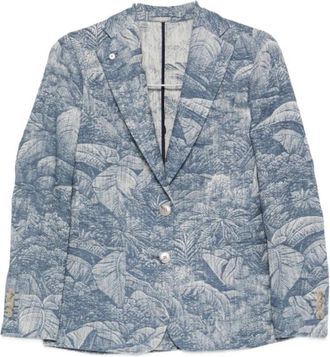 L.B.M. 1911 L.b.m. 1911 Jassen - Dames - Blazers - Blauw - XS - Jassen