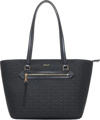 DKNY Stijlvolle Urban Modehorloge Collectie - Dames - Shoppers - Zwart - ONE Size - Tassen