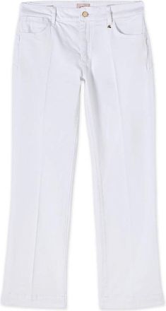 Oltre Jeans, Dames, Wit, L, Katoen, Katoenen Keperbroek