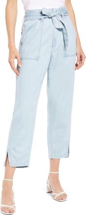 AG - Adriano Goldschmied Renn Paperbag Waist Straight Leg Jeans in Roxbury at Nordstrom Rack, Size 29