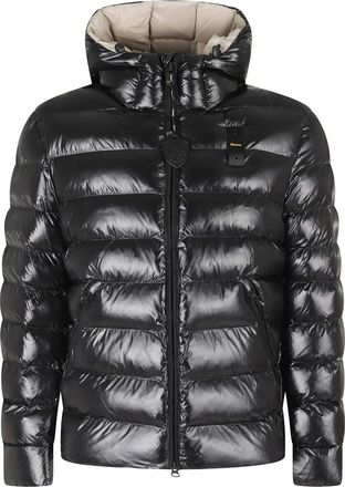 Blauer Adams Jacket - Heren - Jassen - Zwart - Maat: L Zijde