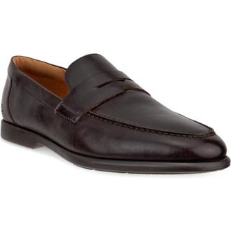 Ecco Metro Verona Penny Loafer in Mocha at Nordstrom, Size 13-13.5Us