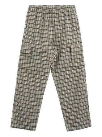 Gramicci check-pattern cargo pants - men - Cotton - L - Neutrals