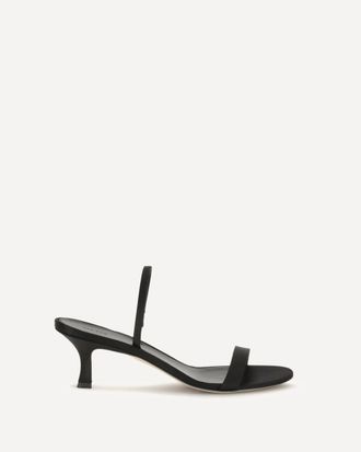 The Row Ella satin Slingback Sandals Female 40