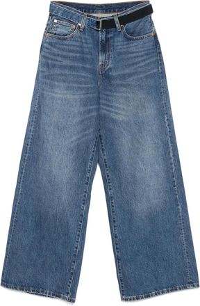 sacai Jeans a gamba ampia - Blu