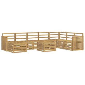 vidaXL Juegos De Sof&aacute;s Madera De Acacia S&oacute;lida Vidaxl