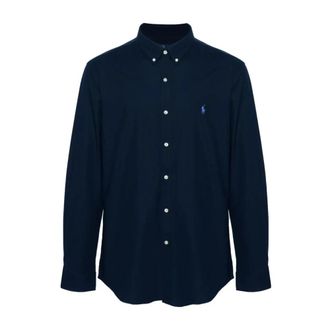 Polo Ralph Lauren Sportief langemouwenshirt - Heren - Casual Overhemden - Blauw - 2XL - Overhemden