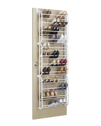 Whitmor 36-Pair Over-The-Door Shoe Rack