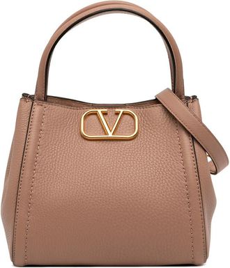 Valentino Pre-owned Valentino Small Grainy Calfskin Alltime Satchel Ladies IS0OHXJXSUA8523W