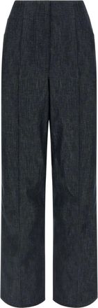 Fendi Jeans con applicazione logo - Blu