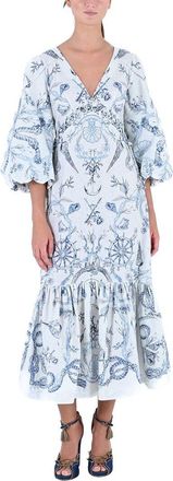 Marchesa Maxi Day Dress