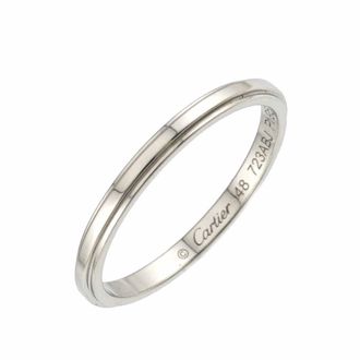 Cartier Platinum 950 Band Ring (Pre-Owned)
