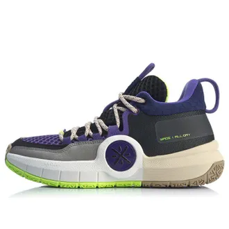 Li-Ning ALL DAY 4 Mid-Top Black/Purple Bige ABPP025-7
