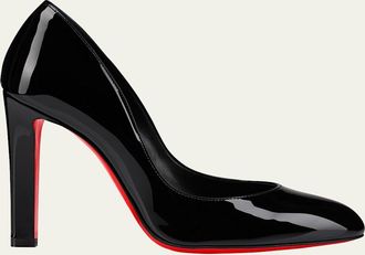 Christian Louboutin 100mm Fannylove Patent Leather Pumps