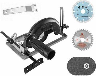 OEM Adecuado &Aacute;ngulo 0-45&deg; Ajuste Profundidad Corte 0-40 Mm Posicionamiento Amoladora Angular Base Ranurada Adaptaci&oacute;n Amoladora Angular 100-125 Mm
