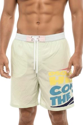Dsquared2 Pastel Blue Logo Swim Shorts