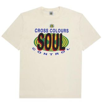 Cross Colours Soul Control T-Shirt in Off White at Nordstrom, Size X-Large