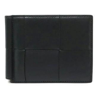 Bottega Veneta Pre-owned Wallets, female, Black, Size: ONE SIZE Pre-owned Cassette Leather Bifold Wallet