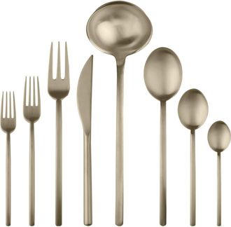 Mepra Due Flatware Set - 43 Pieces in Ice Champagne at Nordstrom