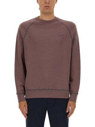 Paul Smith Sweatshirt With Embroidery Ps Happy