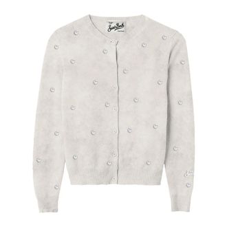MC2 Saint Barth Truien & Vesten, Dames, Grijs, S, Wol, Bellamy Alpaca Cardigan