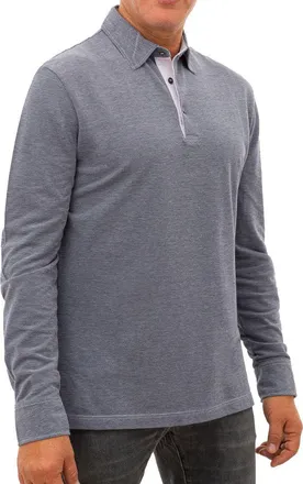 Corneliani Mens Blue Cotton Polo Shirt