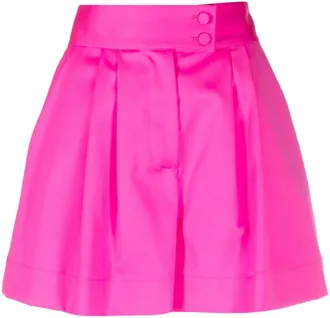 Styland pressed-crease wool-blend shorts - women - Spandex/Elastane/Nylon/Wool/Spandex/Elastane/Silk - M - Pink