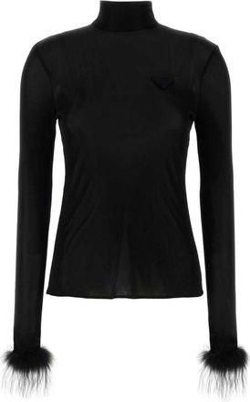 Prada Jersey trui - Zwart