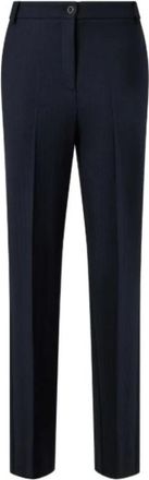 Pinko Rechte broek - Dames - Straight fit broeken - Blauw - M - Broeken