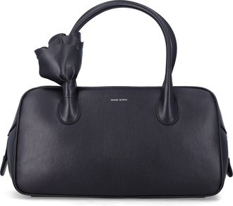 Magda Butrym Brigitte Floral Accent Leather Shoulder Bag