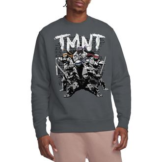 Teenage Mutant Ninja Turtles Tmnt Tmnt Team Crew Sweatshirt, Charcoal, XX-Large