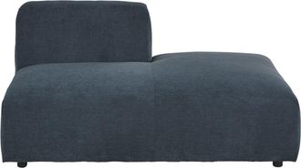 Maisons du monde Cheslong derecho para sof&aacute; modulable azul