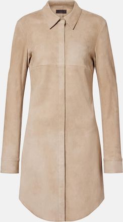 Stouls Geraldine suede shirt dress