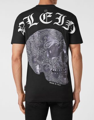 Philipp Plein T-Shirt Ronde Hals Paisley