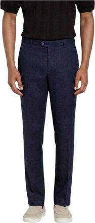 Mason's New York Icon Flex Chino Broeken - Heren - Chinos - Blauw - S - Katoen - Broeken