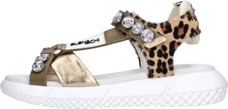 Elena Iachi E2238 Su&egrave;de Sandaal - Dames - Sandalen - Grijs - 36 EU - Su&egrave;de - Schoenen