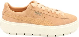 Puma Puma, Schoenen, Dames, Oranje, 38 1/2 EU, Su&egrave;de, Su&egrave;de Veterschoenen met Plateauzool