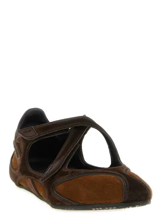 The Attico Floor 01 Ballet Flat - Brown