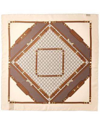 Gucci Printed Silk Twill Carre