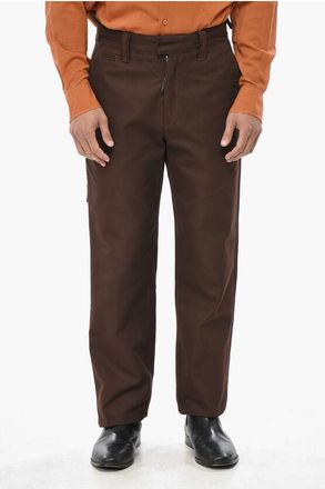 Off-white Cotton-Blend Chino Pants With Belt Loops size 31