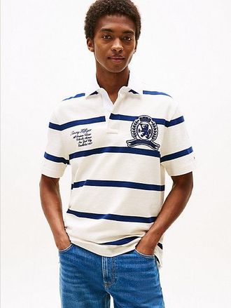Tommy Hilfiger Athleisure Relaxed Rugby Stripe Polo Shirt