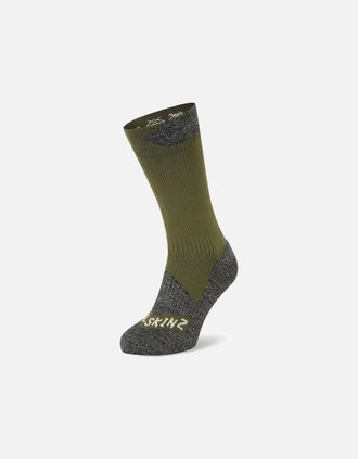 Sealskinz Mens Sealskinz Waterproof All Weather Mid Length Sock - Tan - Size: 8/5/5.5/6/7/6.5/7.5/4/2.5/4.5/3.5/3